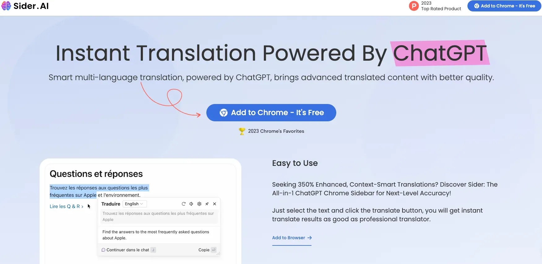 Sider AI Image Translator