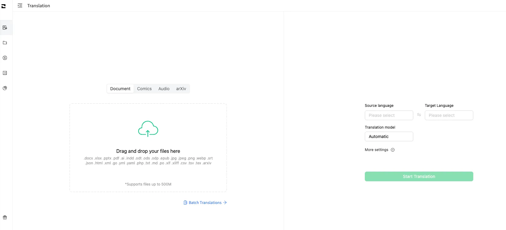 Interface OTranslator