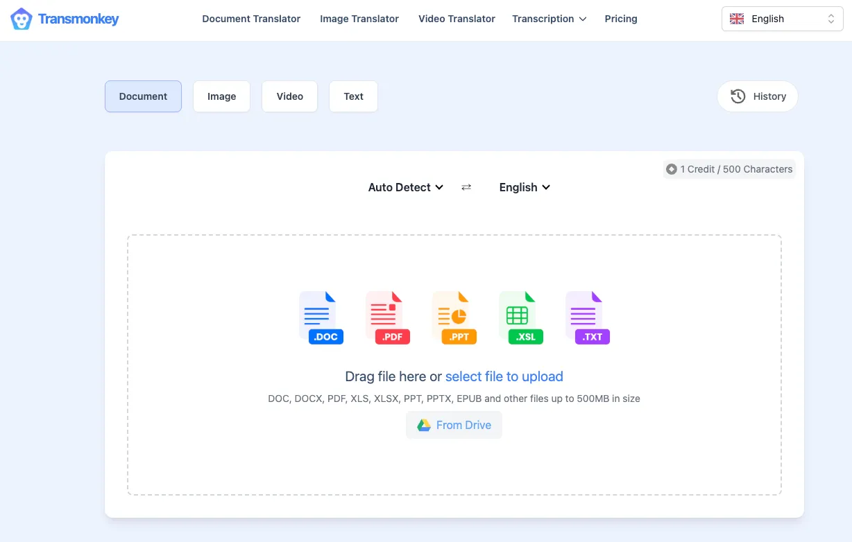 Transmonkey AI Translator