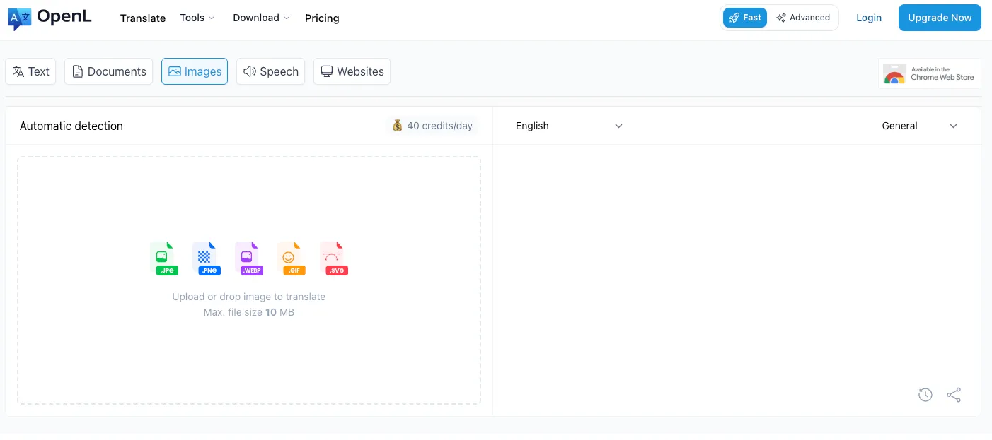 OpenL Translate Image Translation