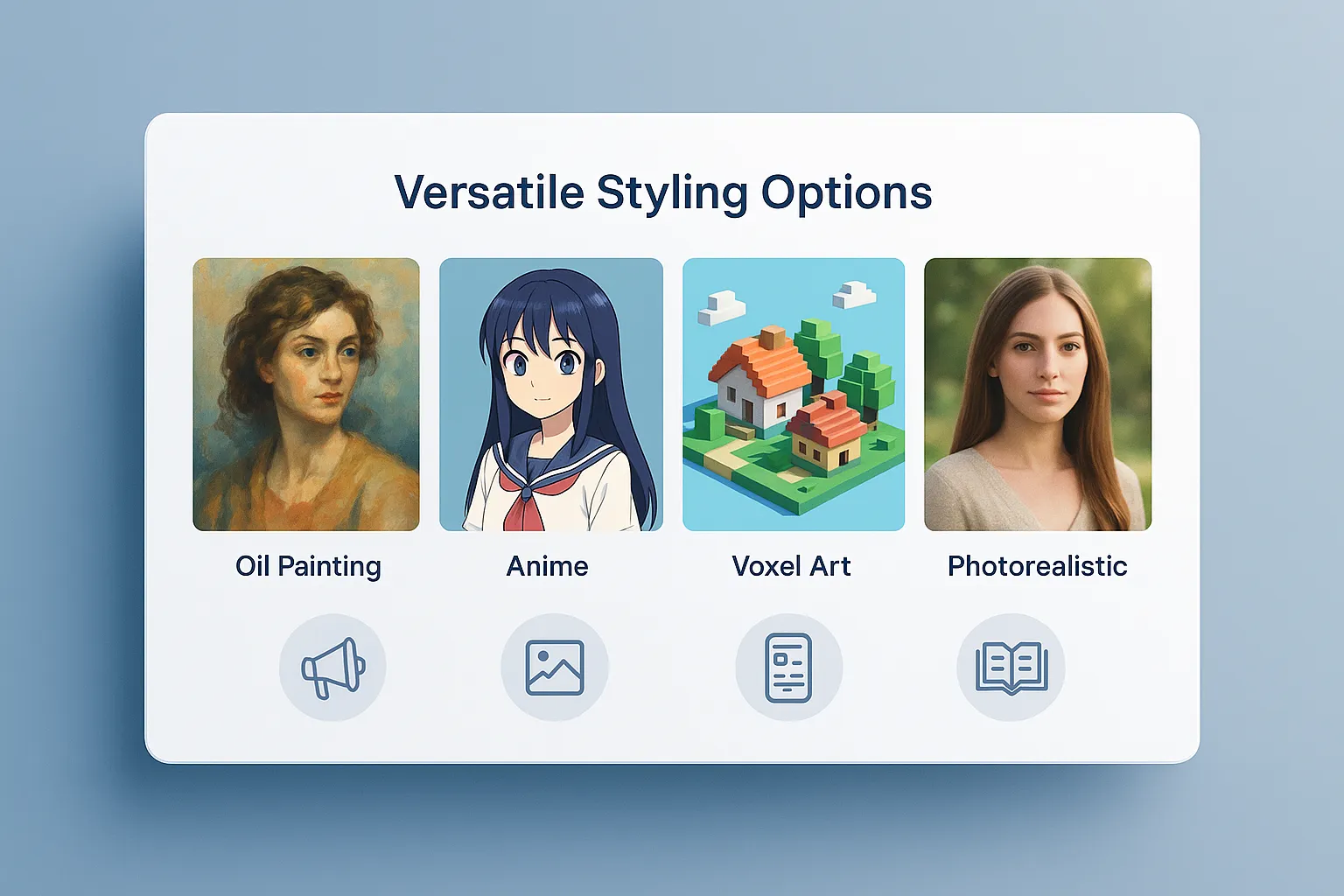 Multiple style options in GPT-4o Image Generator