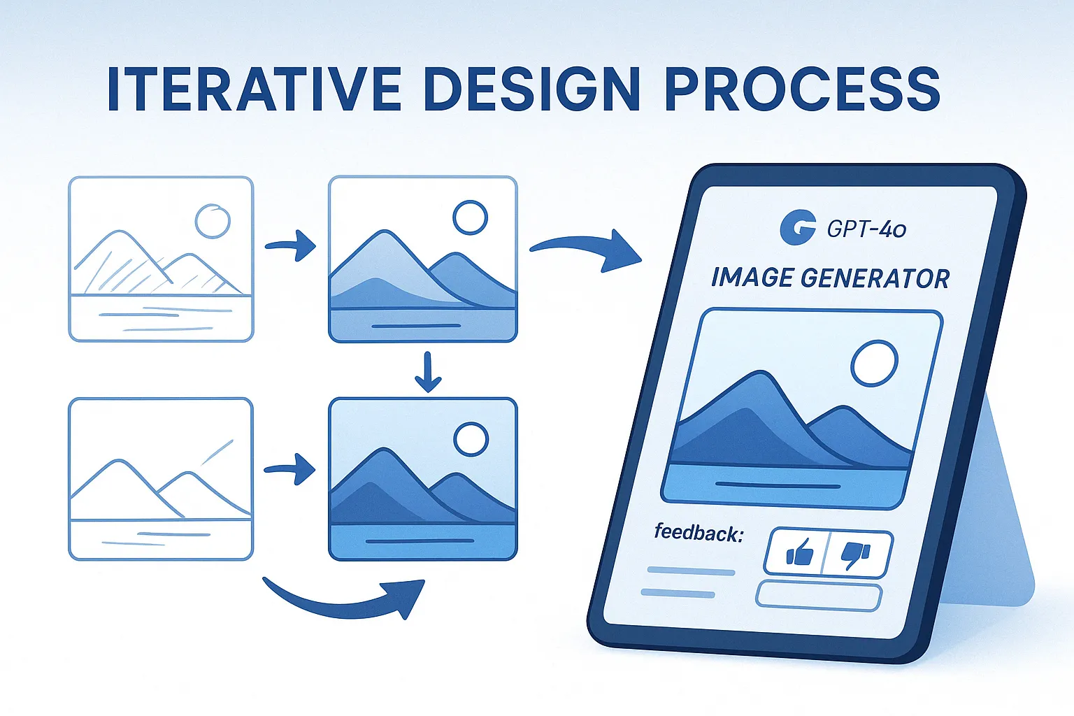 Iterative design process using GPT-4o Image Generator